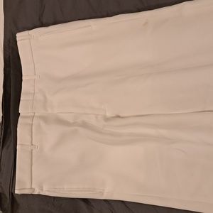 Creighton AB, Size 33R"x30", White, Flat Front, Uniform Dress Slacks